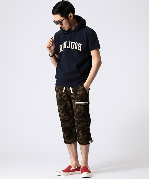 BEAMS（ビームス）の「○BEAMS / ミラーロゴ プルオーバーパーカー（パーカー・メンズ・グレー/ネイビー・SMALL/MEDIUM/X-LARGE/LARGE）」の12枚目の写真