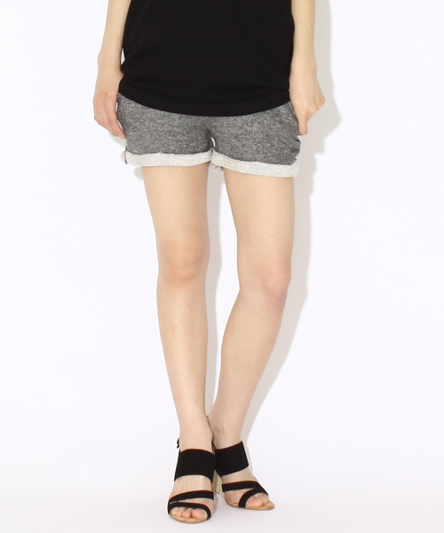 Ray BEAMS（レイビームス）の「○Ray BEAMS / スウェットカットオフ ショートパンツ（その他パンツ・レディース・ライトグレー/チャコールグレー・0/1）」の2枚目の写真