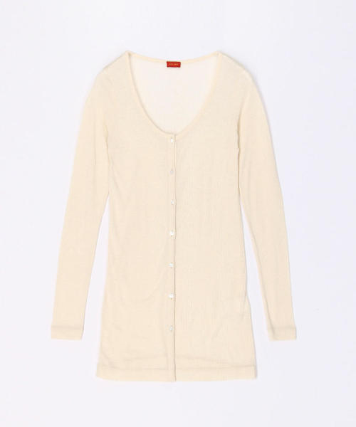 セール ウールリブコンビ Uネックカーディガン カーディガン ボレロ Des Pres デ プレ のファッション通販 Zozotown