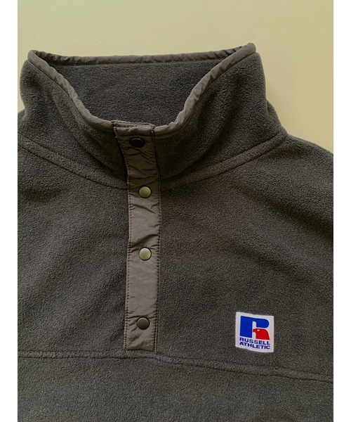Russell Athletic(ラッセルアスレティック)の「【RUSSELL ATHLETIC】Micro Fleece Half Zip(ブルゾン・メンズ・ブラック/グリーン/パープル・MEDIUM/LARGE)」の13枚目の写真
