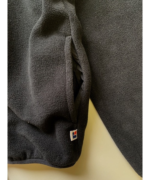 Russell Athletic(ラッセルアスレティック)の「【RUSSELL ATHLETIC】Micro Fleece Half Zip(ブルゾン・メンズ・ブラック/グリーン/パープル・MEDIUM/LARGE)」の5枚目の写真
