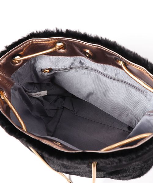 fifth（フィフス）の「エコファースクエアバッグ（ハンドバッグ・レディース・ブラック/グレー/レオパード・FREE）」の19枚目の写真