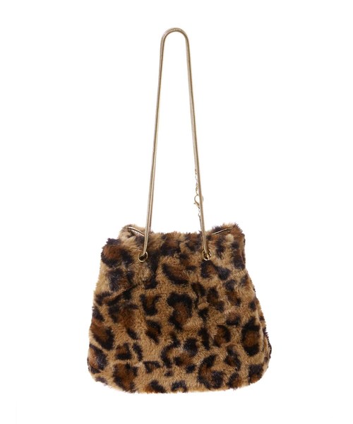 fifth（フィフス）の「エコファースクエアバッグ（ハンドバッグ・レディース・ブラック/グレー/レオパード・FREE）」の7枚目の写真