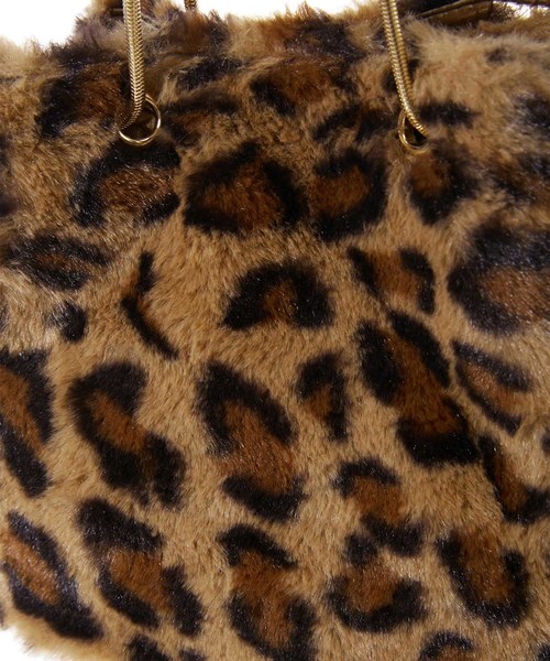 fifth（フィフス）の「エコファースクエアバッグ（ハンドバッグ・レディース・ブラック/グレー/レオパード・FREE）」の8枚目の写真