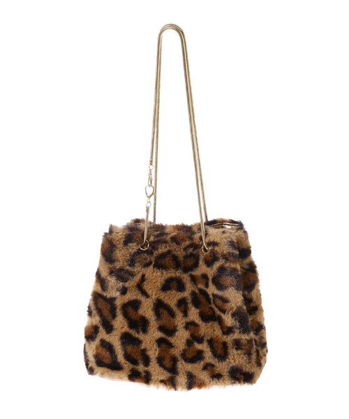 fifth（フィフス）の「エコファースクエアバッグ（ハンドバッグ・レディース・ブラック/グレー/レオパード・FREE）」の6枚目の写真