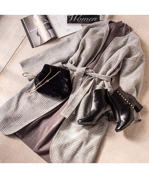 fifth（フィフス）の「エコファースクエアバッグ（ハンドバッグ・レディース・ブラック/グレー/レオパード・FREE）」の22枚目の写真