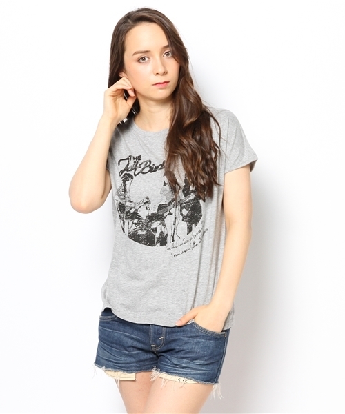 OUTLET(アウトレット)の「【Ciaopanic】プリント半袖T(Tシャツ/カットソー・レディース・レッド/グレー・FREE)」の2枚目の写真