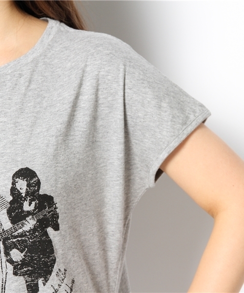 OUTLET(アウトレット)の「【Ciaopanic】プリント半袖T(Tシャツ/カットソー・レディース・レッド/グレー・FREE)」の8枚目の写真