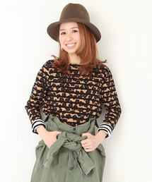 Ray BEAMS | ●MUVEIL×Ray BEAMS / 別注 ボーダートップス(Tシャツ/カットソー)