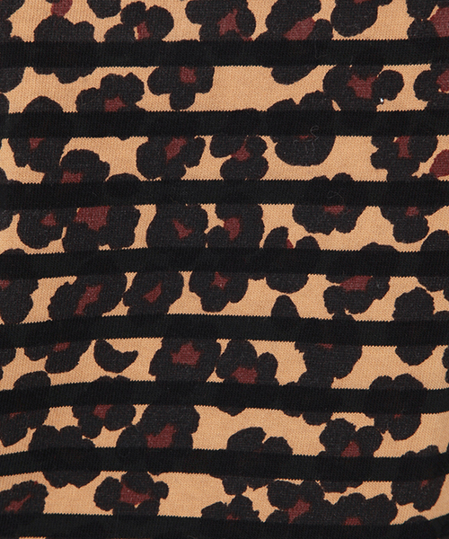 Ray BEAMS(レイビームス)の「●MUVEIL×Ray BEAMS / 別注 ボーダートップス(Tシャツ/カットソー・レディース・ブラウン/ダークグリーン・ONE SIZE)」の11枚目の写真