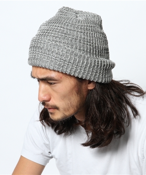 WEGO（ウィゴー）の「WEGO/AZE　MIX　WATCH（ニットキャップ/ビーニー・メンズ・グレー/ブルー・FREE）」の3枚目の写真