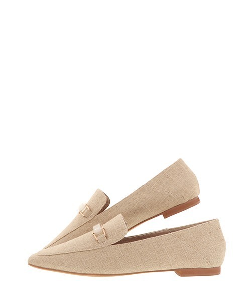 RANDA（ランダ）の「スクエアトゥビットローファーバブーシュ（ローファー・レディース・ブラック/ベージュ/ブラウン・LL/S/M/L）」の7枚目の写真