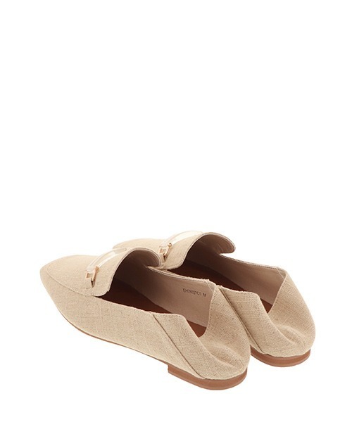 RANDA（ランダ）の「スクエアトゥビットローファーバブーシュ（ローファー・レディース・ブラック/ベージュ/ブラウン・LL/S/M/L）」の8枚目の写真