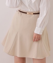one after another NICE CLAUP | ベルト付きサーキュラーミニスカート(スカート)