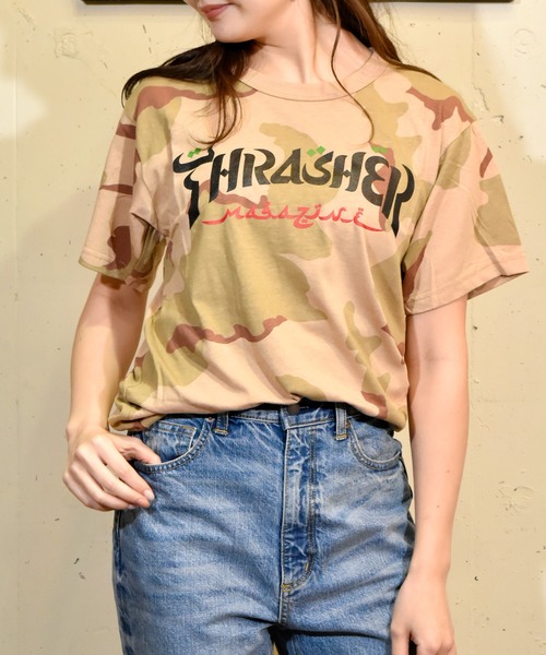 THRASHER(スラッシャー)の「【THRASHER/スラッシャー】T-SHIRTS (UN)(Tシャツ/カットソー・レディース・ネイビー/ブラック/ホワイト/デザートカモ・LARGE/SMALL/MEDIUM)」の14枚目の写真