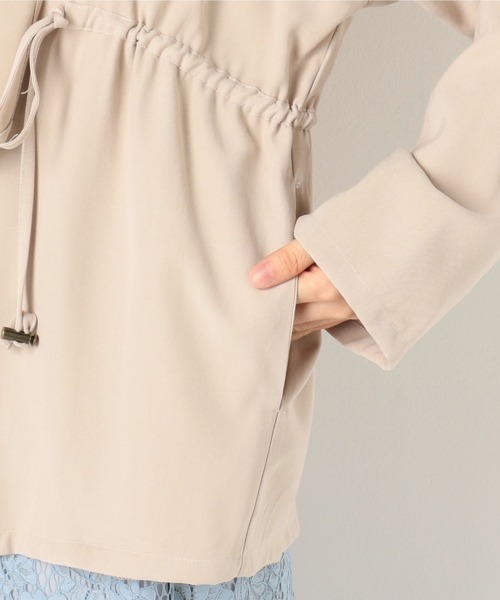 archives（アルシーヴ）の「ドロスト付ドレープジャケット（その他アウター・レディース・ベージュ/ブラック/カーキ・MEDIUM）」の12枚目の写真