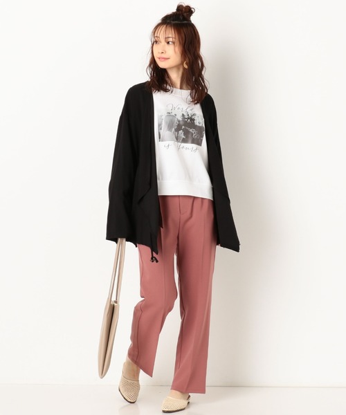 archives（アルシーヴ）の「ドロスト付ドレープジャケット（その他アウター・レディース・ベージュ/ブラック/カーキ・MEDIUM）」の18枚目の写真