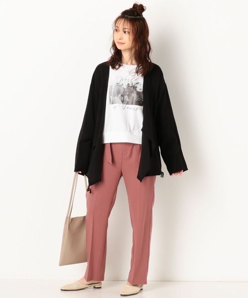 archives（アルシーヴ）の「ドロスト付ドレープジャケット（その他アウター・レディース・ベージュ/ブラック/カーキ・MEDIUM）」の17枚目の写真