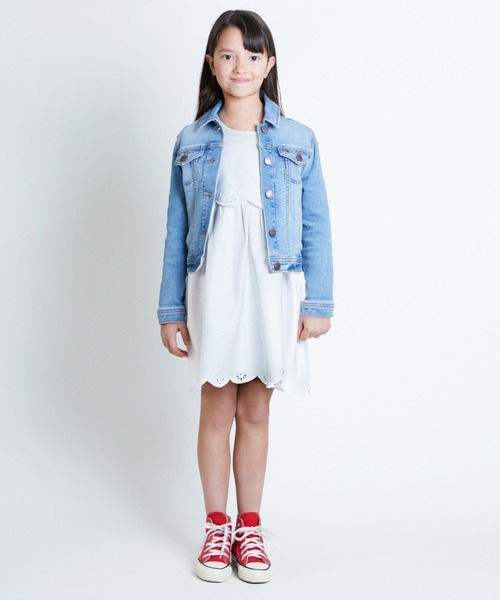 アイレットレースワンピース ワンピース Hilfiger トミーヒルフィガー のファッション Tommy