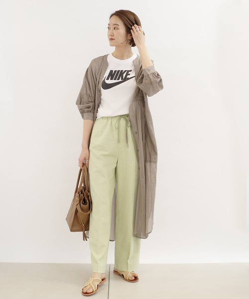 DouDou（ドゥドゥ）の「リネンドロストイージーパンツ（その他パンツ・レディース・ブラック/ライム/ラベンダー・FREE）」の18枚目の写真