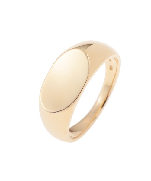 K10逆アール シグネットリング