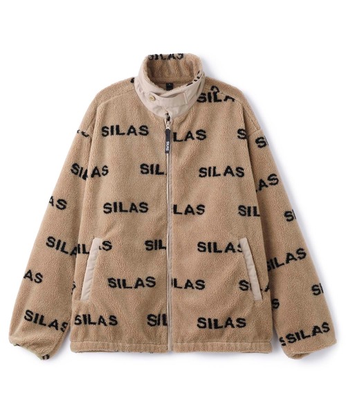 SILAS（サイラス）の「SILAS ALL OVER LOGO BOA ZIP UP JACKET