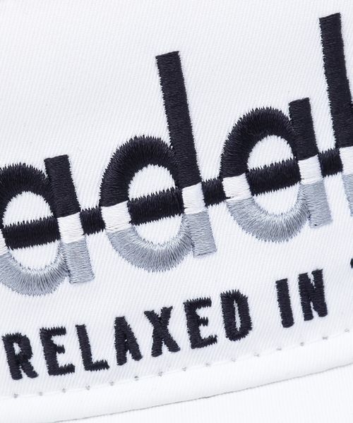 adabat（アダバット）の「ロゴ刺しゅうサンバイザー（サンバイザー・メンズ・ホワイト系/ネイビー・00）」の6枚目の写真