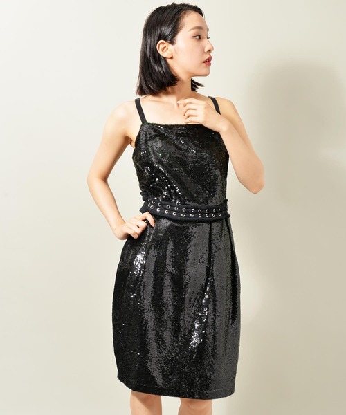セール ワンピース Bookie ディーゼル ディーゼル Diesel Bookie Dressスパンコールワンピ ワンピース Diesel ディーゼル のファッション