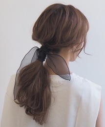 ap retro | オーガンジースカーフリボン【ZOZO限定アイテム】(その他ヘアアクセサリー)