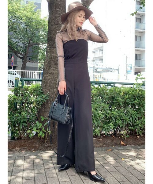 GYDA（ジェイダ）の「ハイネックシアーＴＯＰＳ（Tシャツ/カットソー・レディース・ブラック/その他1・FREE）」の9枚目の写真