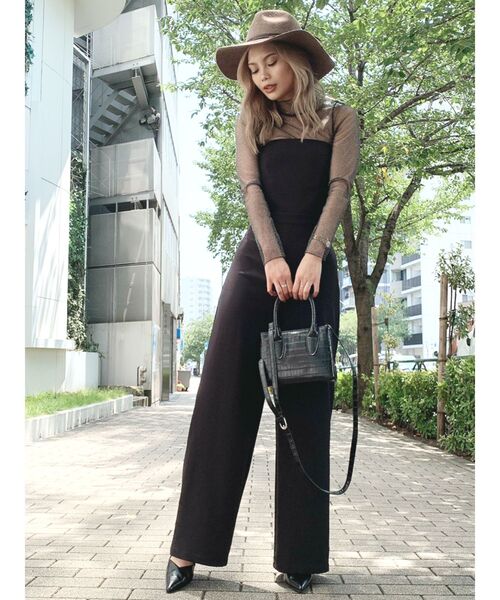 GYDA（ジェイダ）の「ハイネックシアーＴＯＰＳ（Tシャツ/カットソー・レディース・ブラック/その他1・FREE）」の12枚目の写真