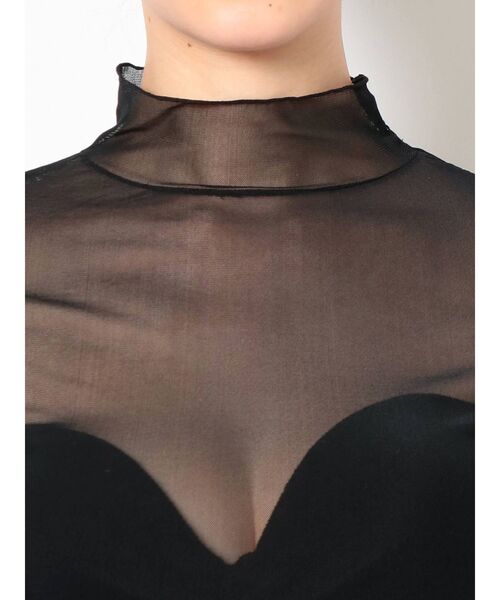 GYDA（ジェイダ）の「ハイネックシアーＴＯＰＳ（Tシャツ/カットソー・レディース・ブラック/その他1・FREE）」の15枚目の写真