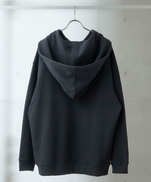 anown（アノン）の「オーバーサイジングハーフジップ裏毛パーカー【インフルエンサー 田舎系×anown 限定コラボ】（パーカー・メンズ・ホワイト/ブラック/モカ・M/L）」の7枚目の写真