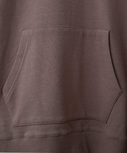 anown（アノン）の「オーバーサイジングハーフジップ裏毛パーカー【インフルエンサー 田舎系×anown 限定コラボ】（パーカー・メンズ・ホワイト/ブラック/モカ・M/L）」の12枚目の写真