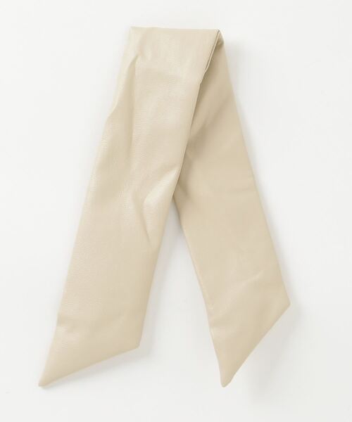 WEGO（ウィゴー）の「WEGO/フェイクレザーワイヤーリボン（ヘアゴム・レディース・ブラウン/ベージュ/ブラック・FREE）」の6枚目の写真