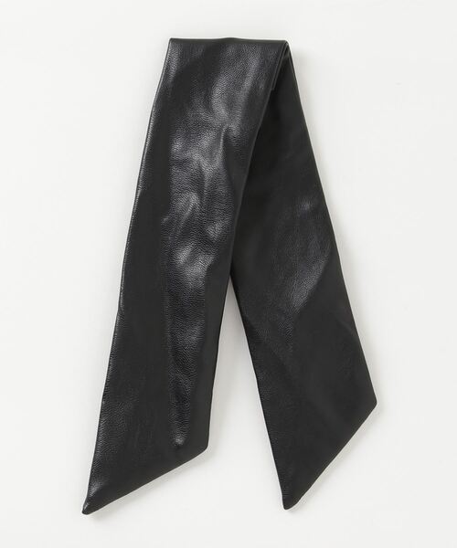 WEGO（ウィゴー）の「WEGO/フェイクレザーワイヤーリボン（ヘアゴム・レディース・ブラウン/ベージュ/ブラック・FREE）」の4枚目の写真