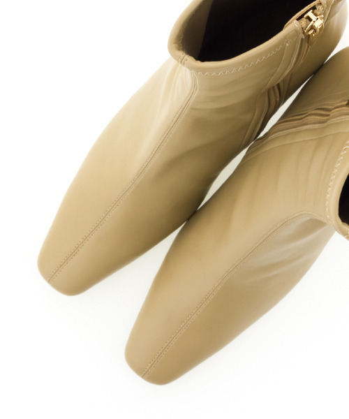 RANDA（ランダ）の「ストレスフリー/ソフトストレッチデザインヒールミドルブーツ（ブーツ・レディース・ベージュ/ブラック/アイボリー/ワイン・L/LL/M/S）」の13枚目の写真