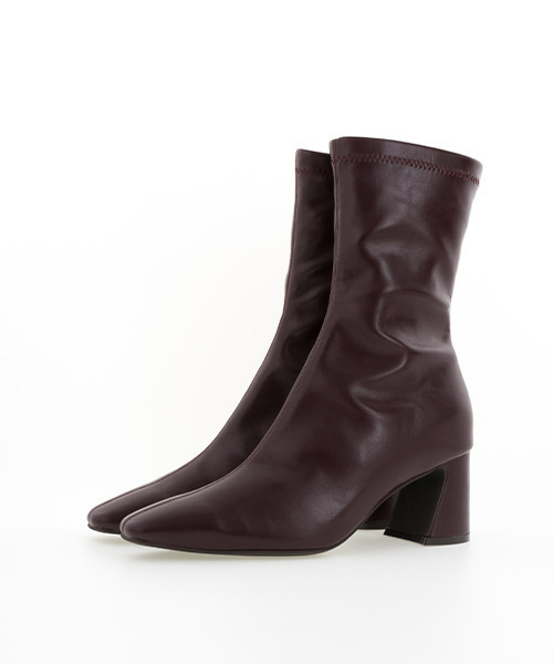 RANDA（ランダ）の「ストレスフリー/ソフトストレッチデザインヒールミドルブーツ（ブーツ・レディース・ベージュ/ブラック/アイボリー/ワイン・L/LL/M/S）」の22枚目の写真