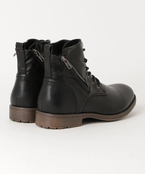 TopIsm（トップイズム）の「サイドZIPショートブーツ（ブーツ・メンズ・ブラック/ブラック系その他2/キャメル/ブラック系その他/ダークブラウン・26.5/27/25.5/26/28）」の6枚目の写真