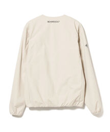 ◎◎BEAMS GOLF ビームスゴルフ 中綿 ノーカラー ブルゾン 中綿ジャケット Sサイズ ベージュ あったかメンズコーディネート！｜ビームス ゴルフ なんば