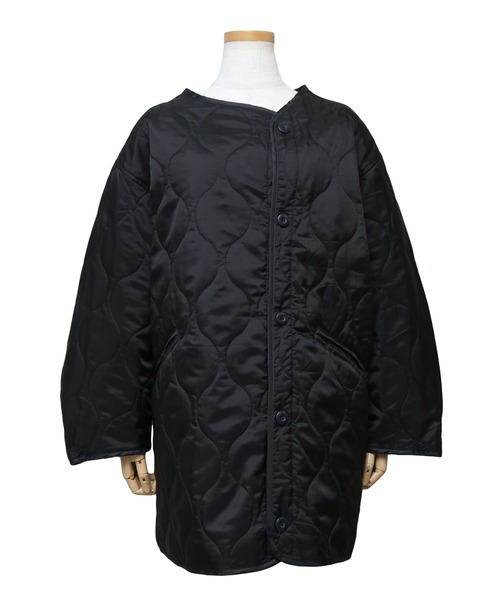 reca（レカ）の「ビッグシルエットキルティング コート（ダウンジャケット/コート・レディース・ブラック/ベージュ/カーキ・M）」の17枚目の写真