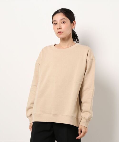 STYLEBLOCK(スタイルブロック)の「裏起毛バックフォトプリントプルオーバー(スウェット・レディース・ベージュ/ブラック/グレー・M)」の8枚目の写真