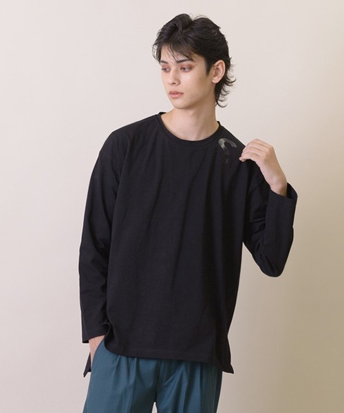 Questioning(クエスチョニング)の「【Questioning】アイコンTシャツ(Tシャツ/カットソー・メンズ・ブラック/オフホワイト・M/L)」の3枚目の写真