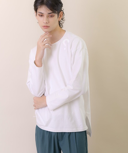 Questioning(クエスチョニング)の「【Questioning】アイコンTシャツ(Tシャツ/カットソー・メンズ・ブラック/オフホワイト・M/L)」の7枚目の写真