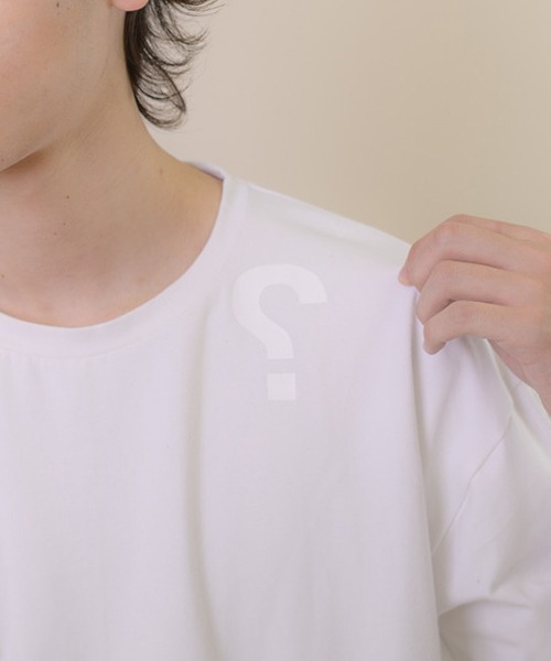 Questioning(クエスチョニング)の「【Questioning】アイコンTシャツ(Tシャツ/カットソー・メンズ・ブラック/オフホワイト・M/L)」の6枚目の写真