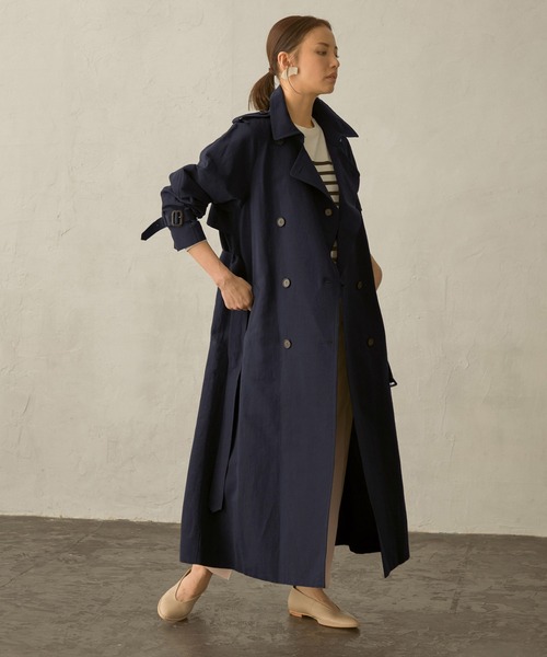 ROPE'（ロペ）の「【ドラマ着用】【軽量】麻コットンフォルムトレンチ