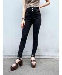 ENVYM | ハイウエストボタンジェギンス(その他パンツ)