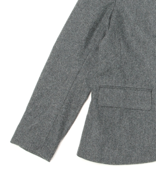 BEAMS BOY（ビームスボーイ）の「BEAMS BOY / フラノ 3ボタン ブレザー（テーラードジャケット・レディース・グレー/ネイビー・0/1）」の19枚目の写真