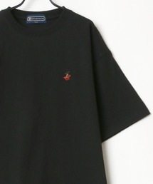 BEVERLY HILLS POLO CLUB/ビバリーヒルズポロクラブ ビッグシルエット ワンポイント ロゴ 刺繍 Tシャツ/無地T