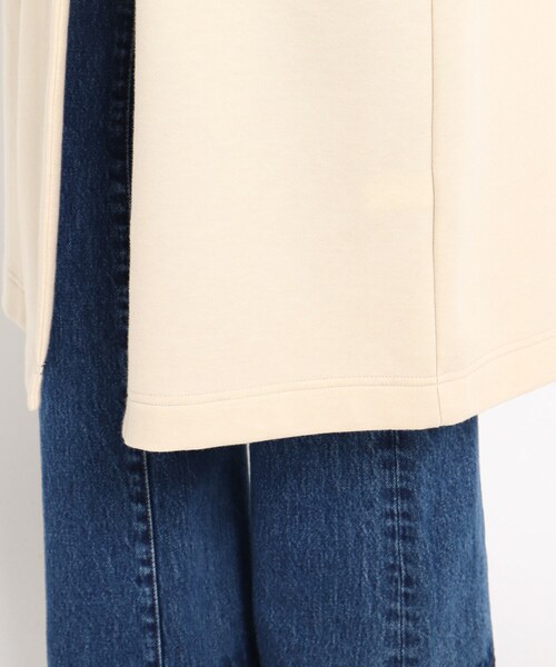 JET（ジェット）の「◆【ウォッシャブル】コットンダブルフェイスノーカラーコート（その他アウター・レディース・チャコールグレー/ライトベージュ/グレー系4・04）」の18枚目の写真